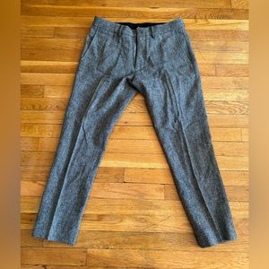 JCrew Factory textured wool trousers